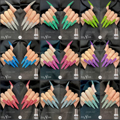 Cre8tion Under Flashlight Collection 0.5oz - Full Set 36 Colors W/ 1 Set Color Chart