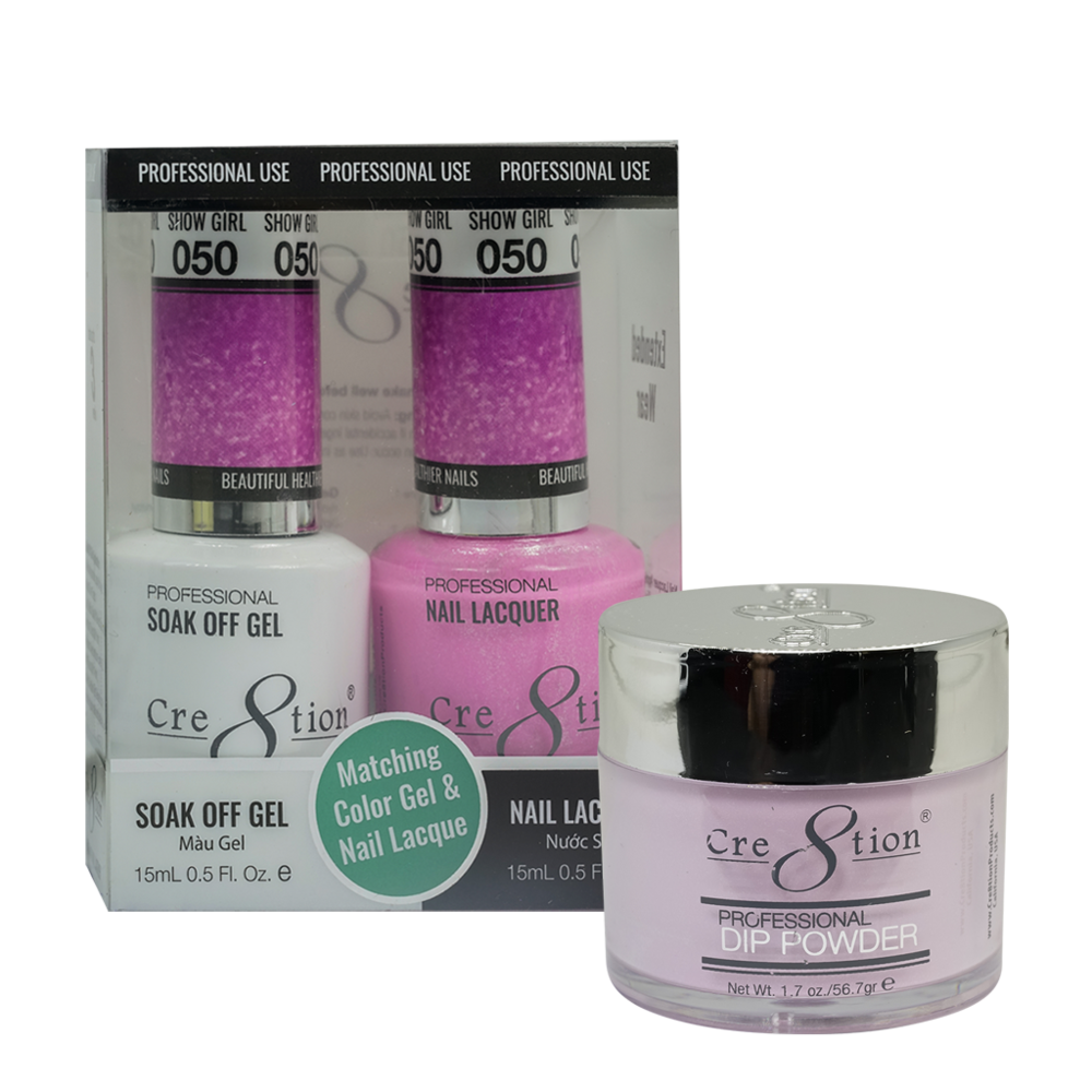 Cre8tion Matching Sets - 050 Show Girl (Glitter)