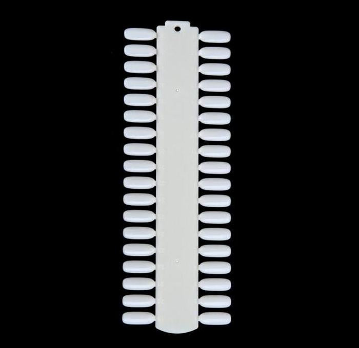 Cre8tion Finger 36 tips Rectangular - Natural
