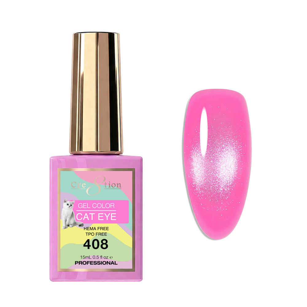 Cre8tion Cat Eye Soak Off Gel 0.5oz 408