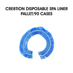 Cre8tion Disposable Spa Liner Blue For Nails