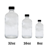 Cre8tion Clear Empty Glass Bottle