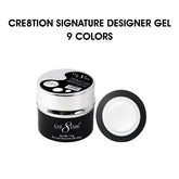 Cre8tion Signature Designer Gel 7.5g - Full Set 9 Colors