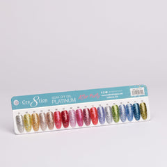 Cre8tion Color Chart - Platinum After Party 18 colors