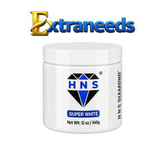 HNS SUPER WHITE NAIL POWDER 12 OZ