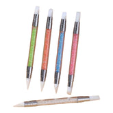 5 PCS NAIL SCULPTURE PEN - DUAL TIPPED SILICONE NAIL TOOLS