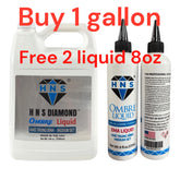 HNS DIAMOND NAIL OMBRE LIQUID E-M-A BUY 1 GALLON SIDE FREE 2 LIQUID SIDE 8oz
