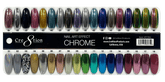 Cre8tion Color Chart - Nail Art Effect Chrome