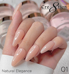 Cre8tion Natural Elegance Powder - 01 - Classic
