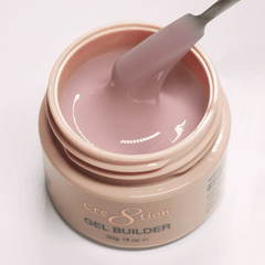 Cre8tion Overlay/Builder Gel in Jar 1oz - Hema Free/TPO Free - Low Heat - 12 Rosewood Velvet