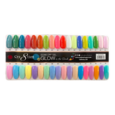 Cre8tion Color Chart - Glow in the Dark 36 colors