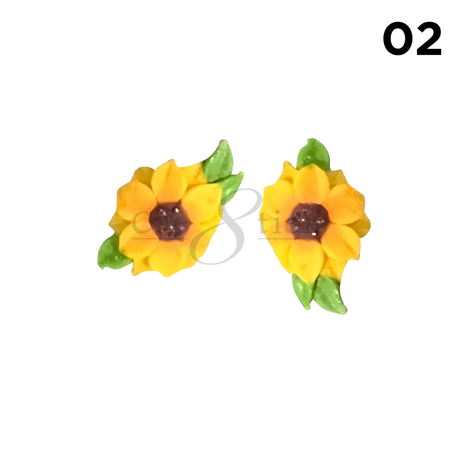 Cre8tion Handmade Acrylic Flowers 2 pcs