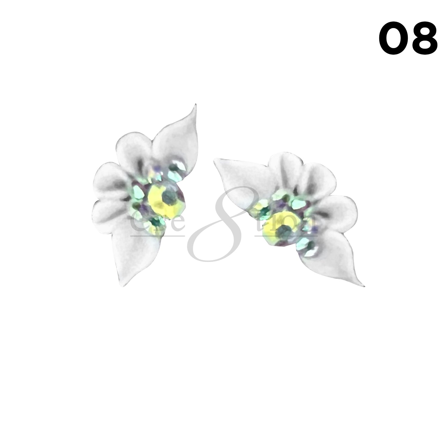 Cre8tion Handmade Acrylic Flowers 2 pcs