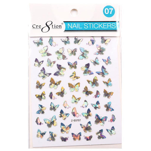 Cre8tion Nail Art Sticker Butterfly (42 Styles)