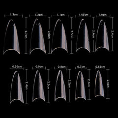 Cre8tion Special Shape - 03 Short Stellito Nail Tips 500 pcs./box