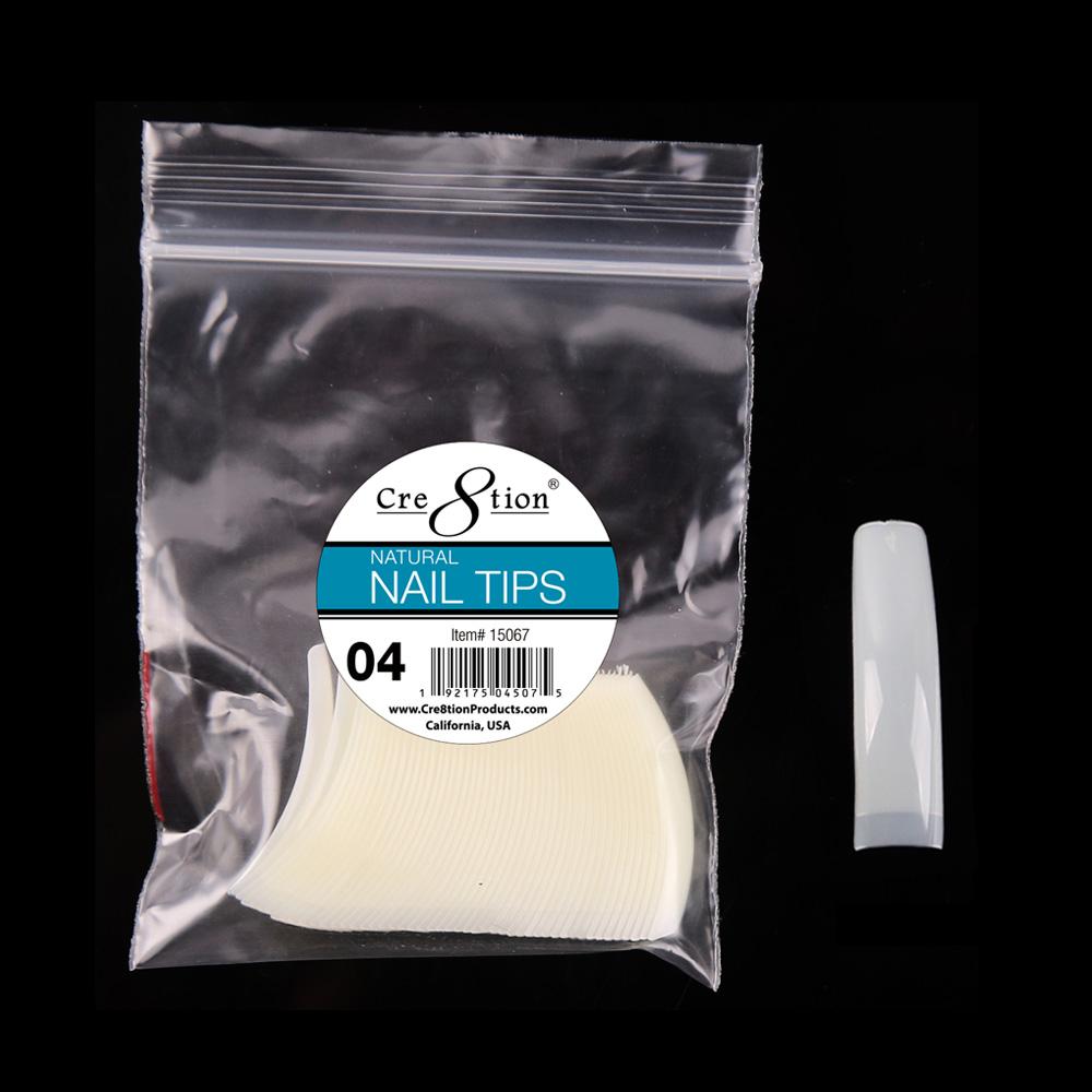 Cre8tion False Tip Natural 50 pcs/bag
