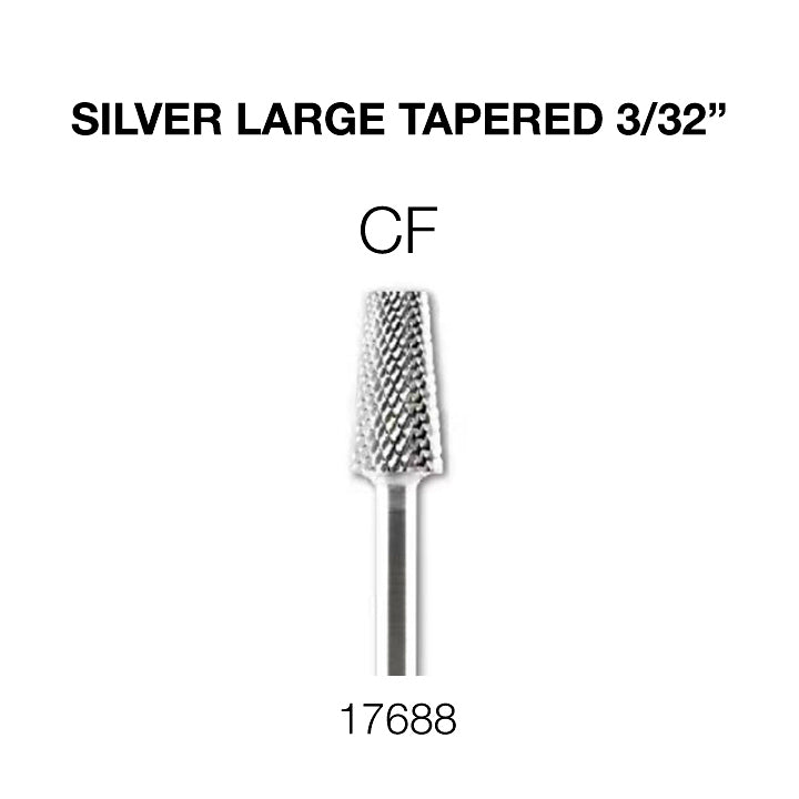 Cre8tion Silver Large Tapered 3/32"