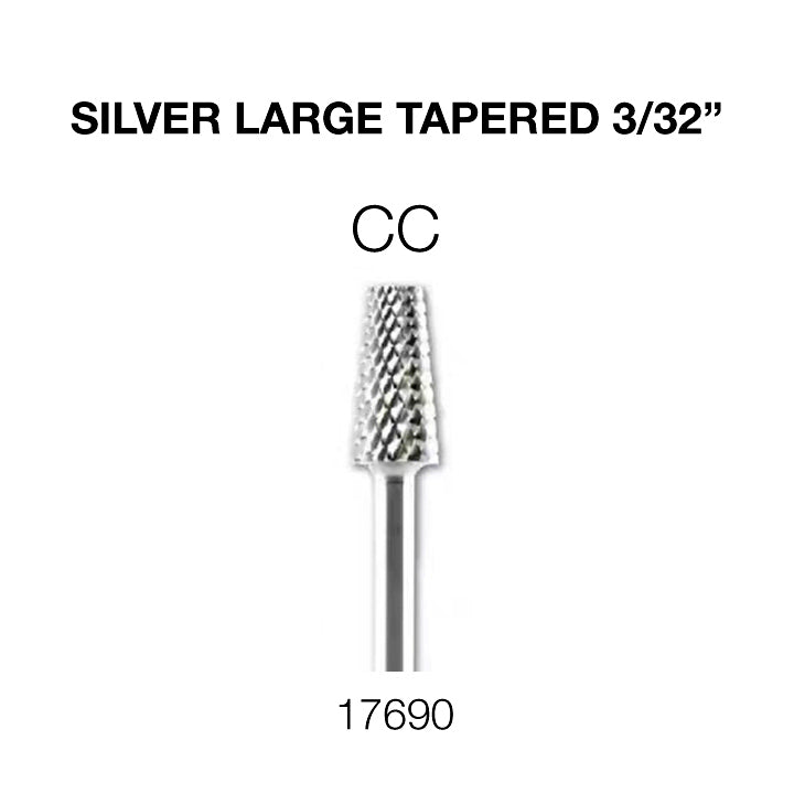 Cre8tion Silver Large Tapered 3/32"