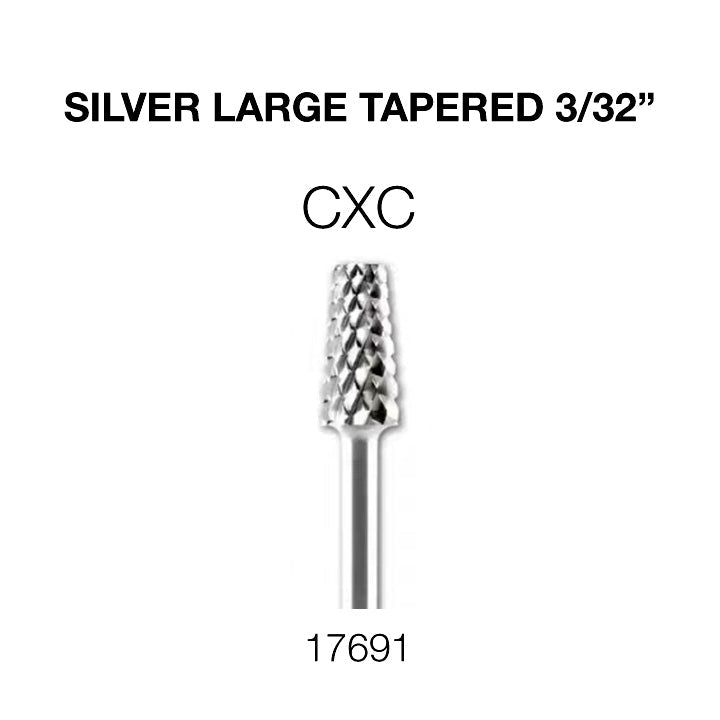 Cre8tion Silver Large Tapered 3/32"