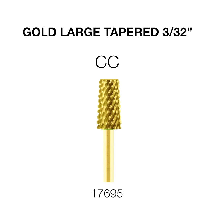 Cre8tion Gold Large Tapered 3/32"