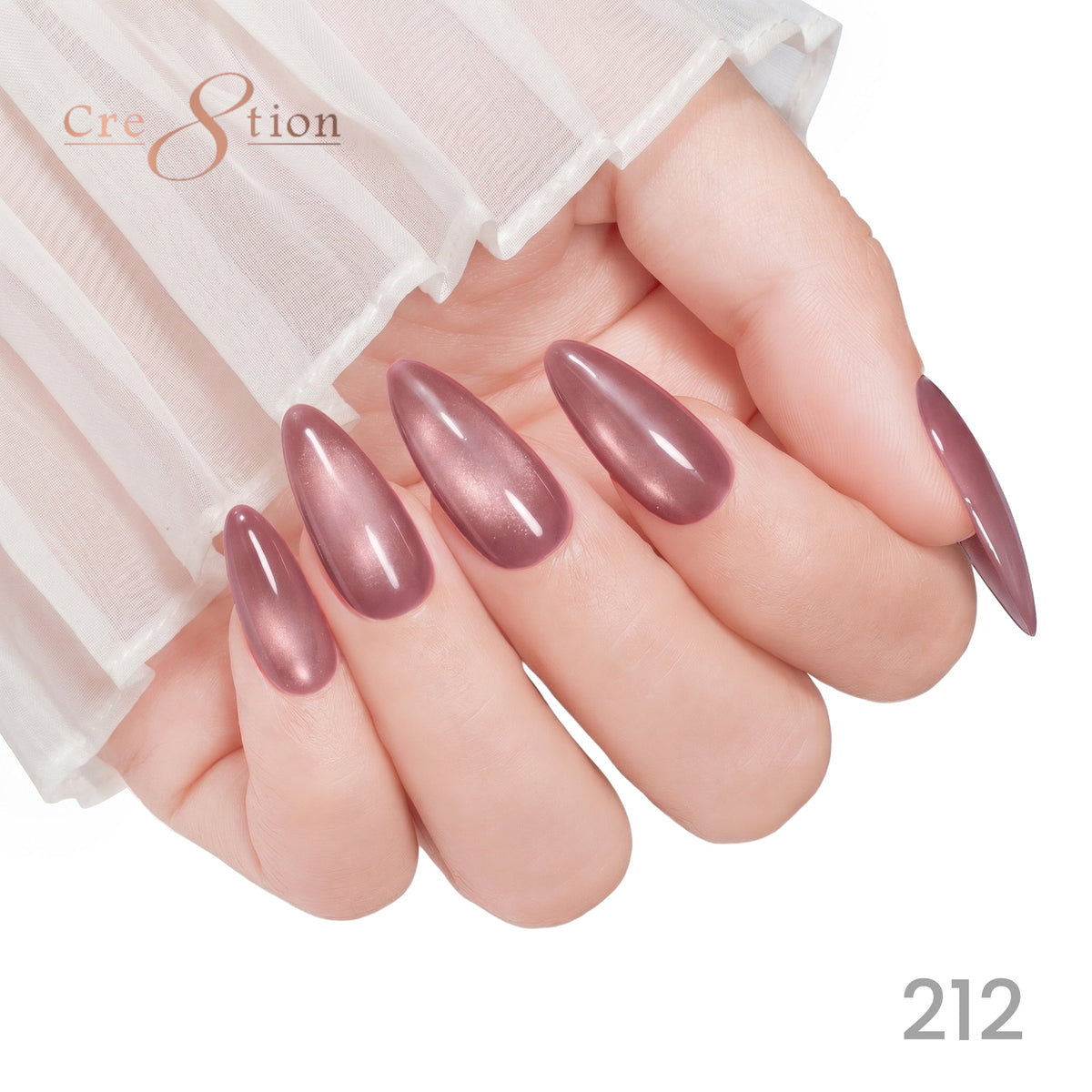 Cre8tion Cat Eye Soak Off Gel 0.5oz 212