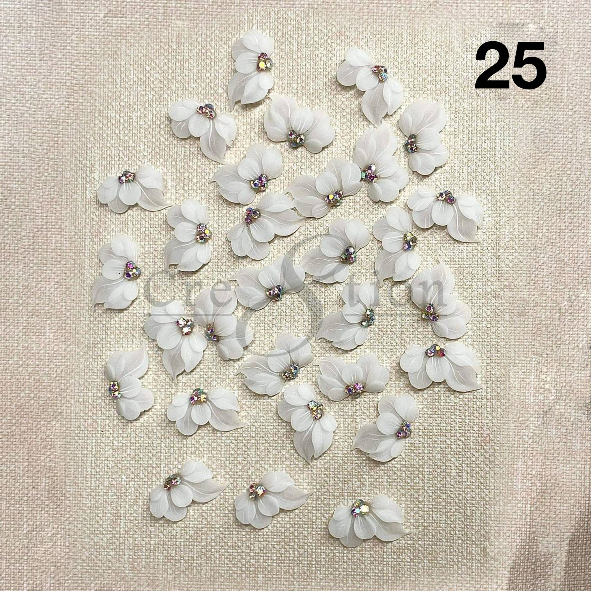 Cre8tion Handmade Acrylic Flowers 2 pcs