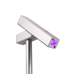 Cre8tion Portable Rechargeable 2in1 UV/LED Desk Lamp - Silver 15W