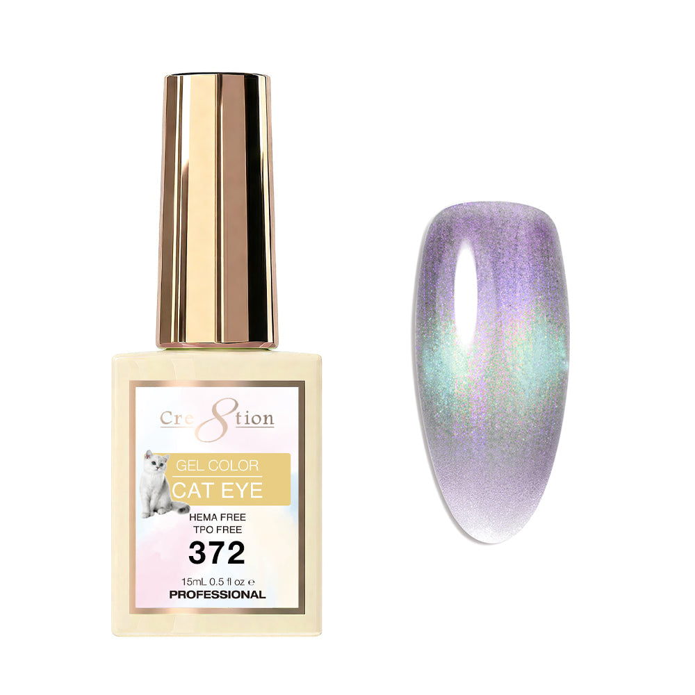 Cre8tion Cat Eye Soak Off Gel 0.5oz 372