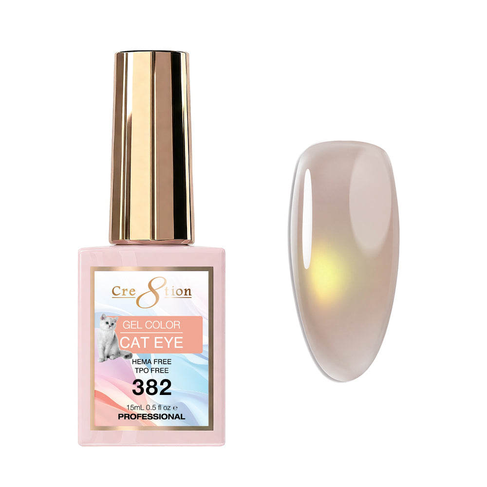 Cre8tion Cat Eye Soak Off Gel 0.5oz 382