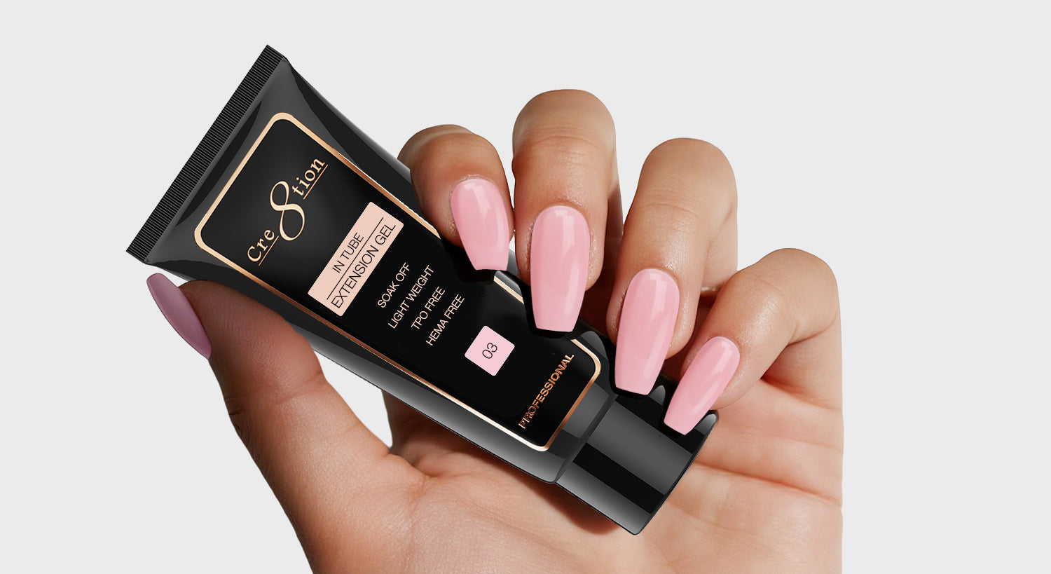 Cre8tion Poly Gel-Extension Gel In Tube 2oz - 03