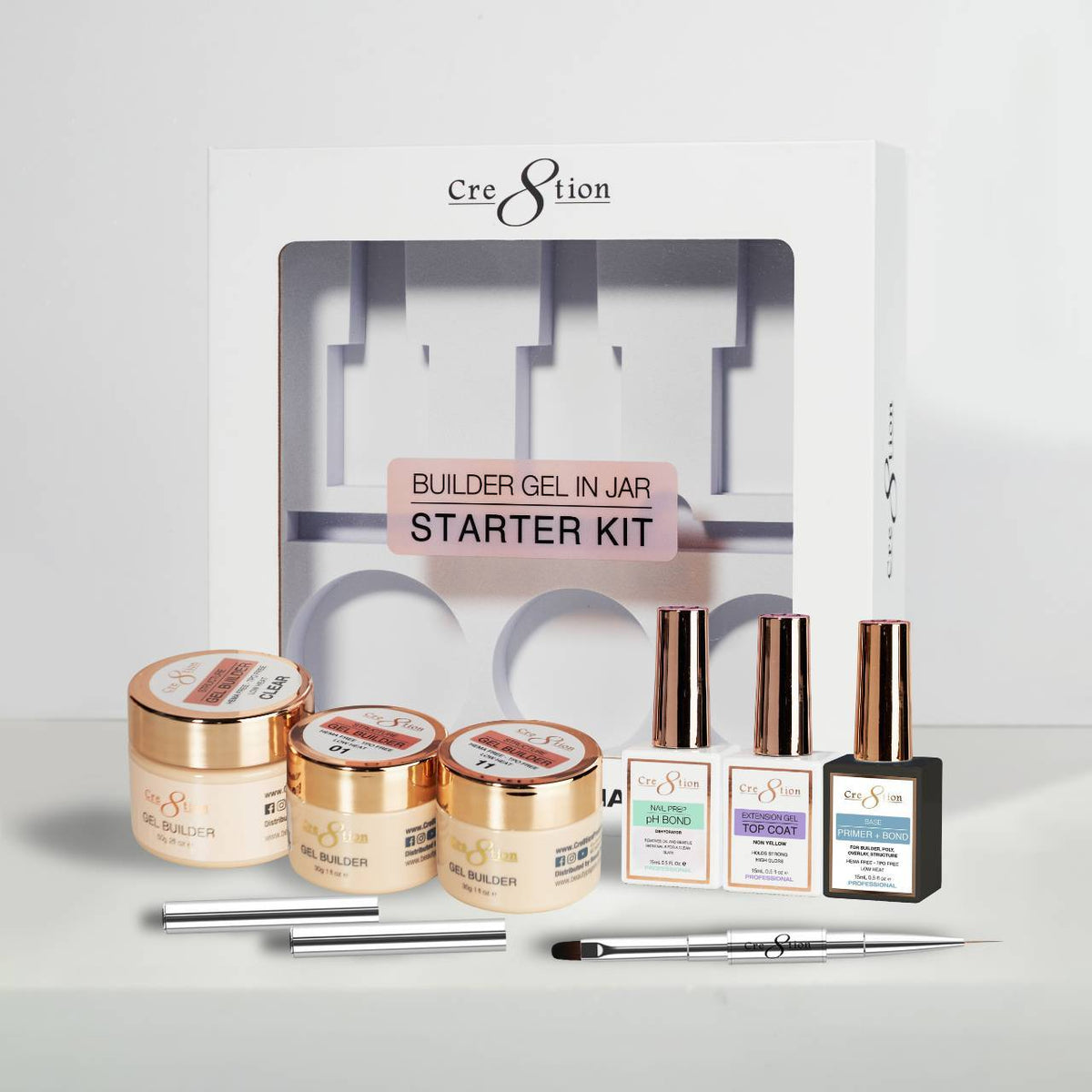 Cre8tion Builder Gel Jar Starter Kit