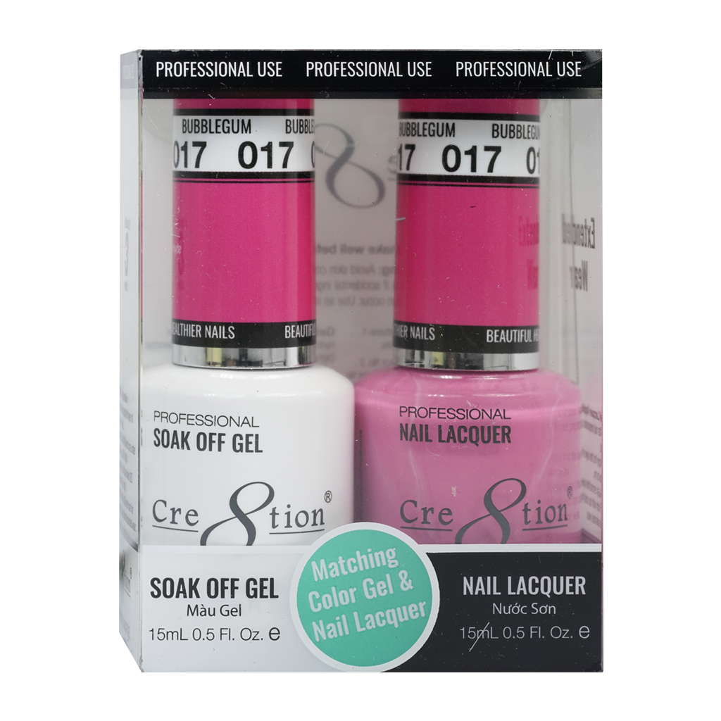 Cre8tion Matching Sets - 017 BUBBLEGUM