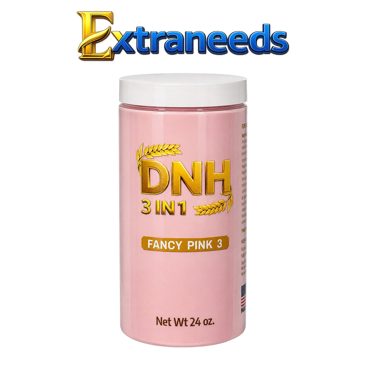DNH NAIL POWDER 3 IN 1 FANCY PINK 3 240Z