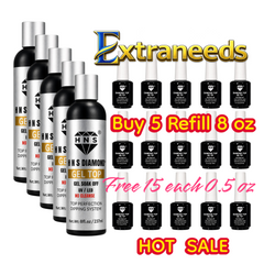 HNS DIAMOND GEL TOP REFILL 8OZ BUY 1 FREE 3 EACH O.50Z