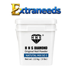 HNS DIAMOND NATURAL MIX SO 3 NAIL POWDER 5 LBS