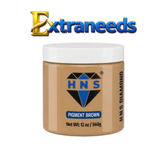 HNS DIAMNOND PIGMENT BROWN NAIL POWDER 12 OZ