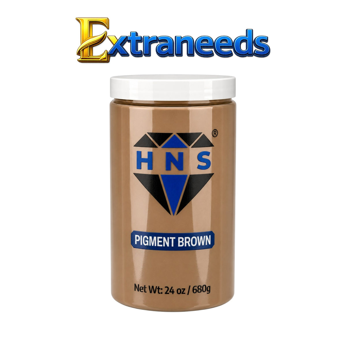 HNS DIAMOND PIGMENT BROWN NAIL POWDER 24 OZ