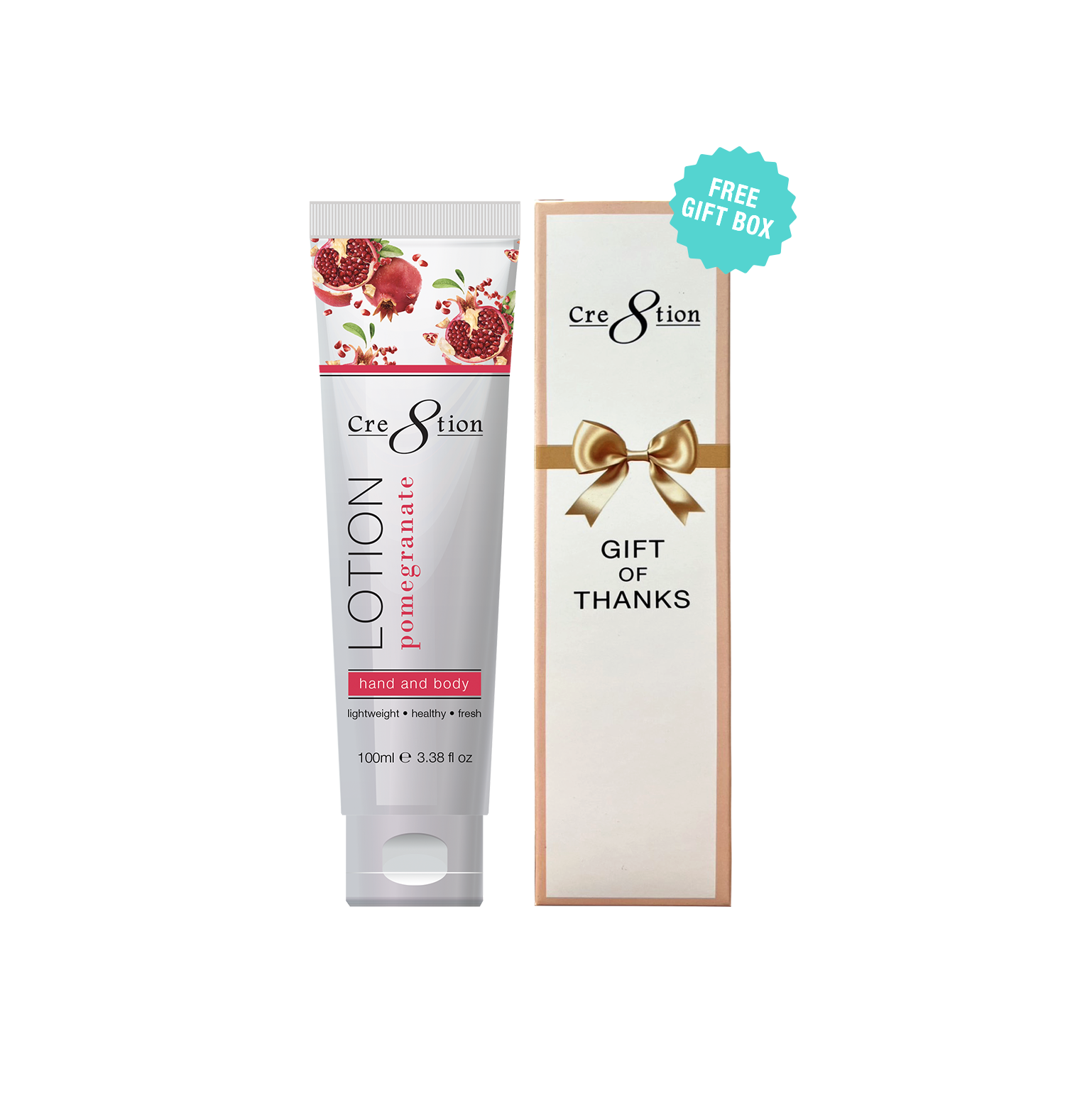Cre8tion Hand & Body Lotion 100 ml/fl. 3.3oz - Gift box Free