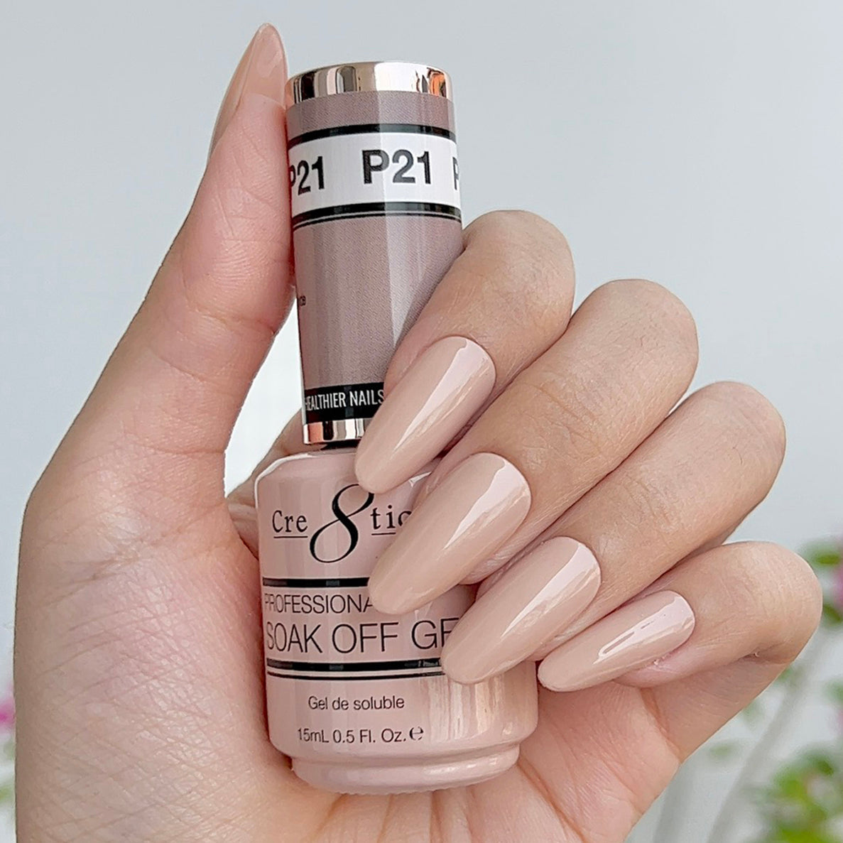 Cre8tion Gel - French Collection 0.5oz - P21 Pink