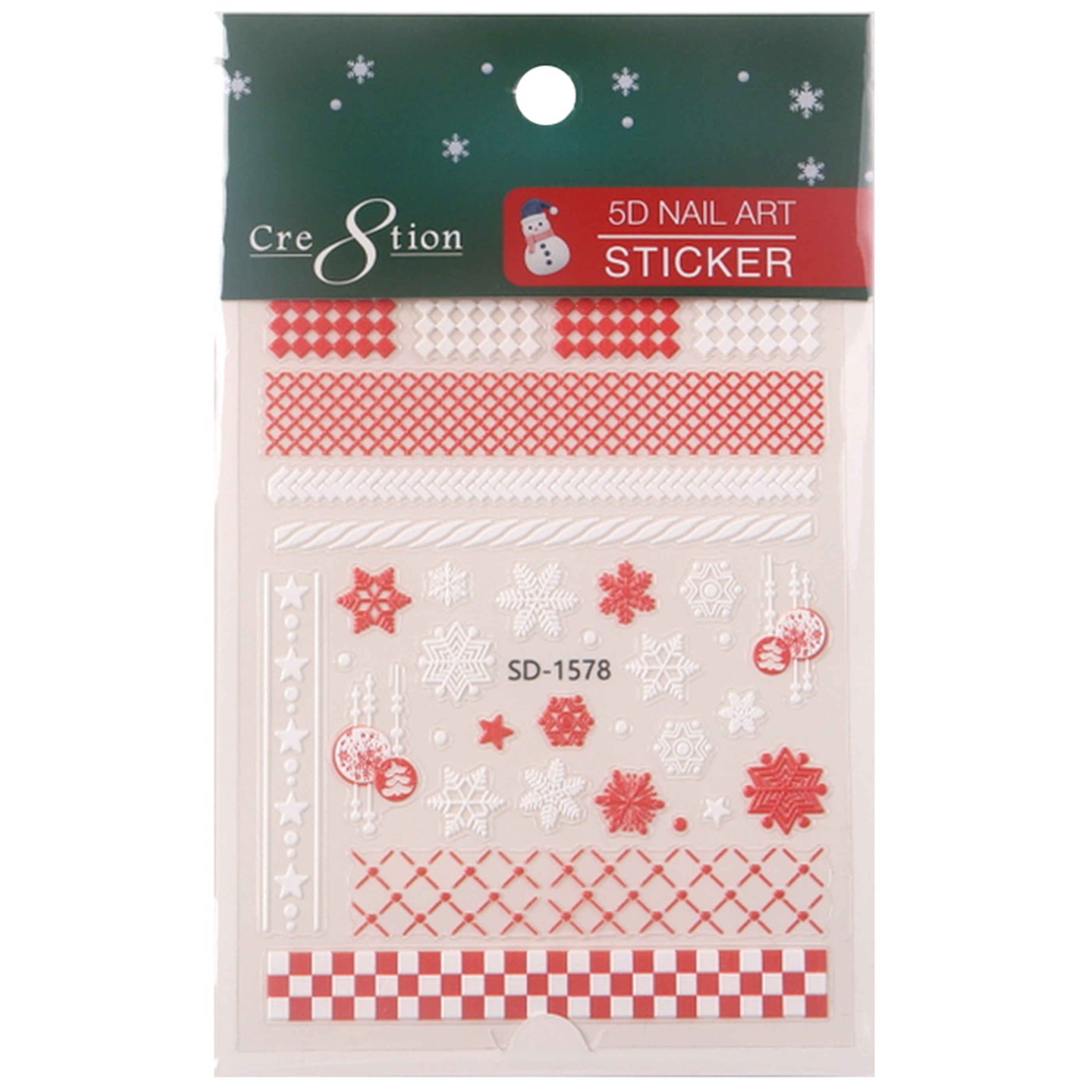 Cre8tion Nail Art Sticker Christmas (29 Styles)