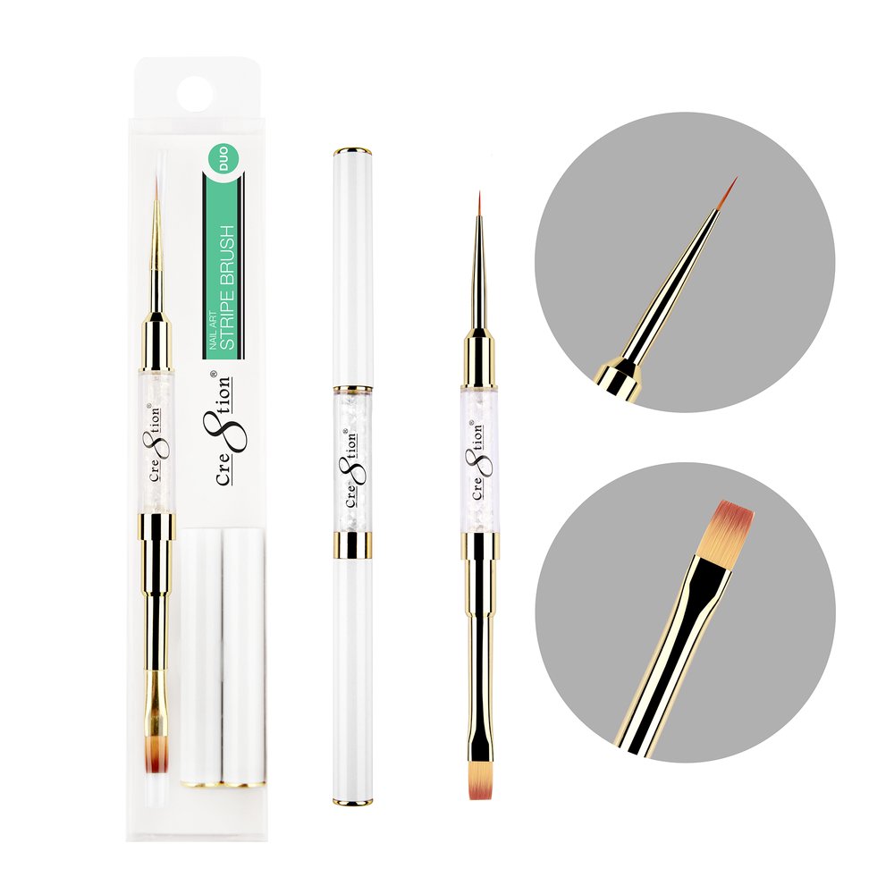 Cre8tion Duo Nail Art Brush Strip 7mm - Square #10