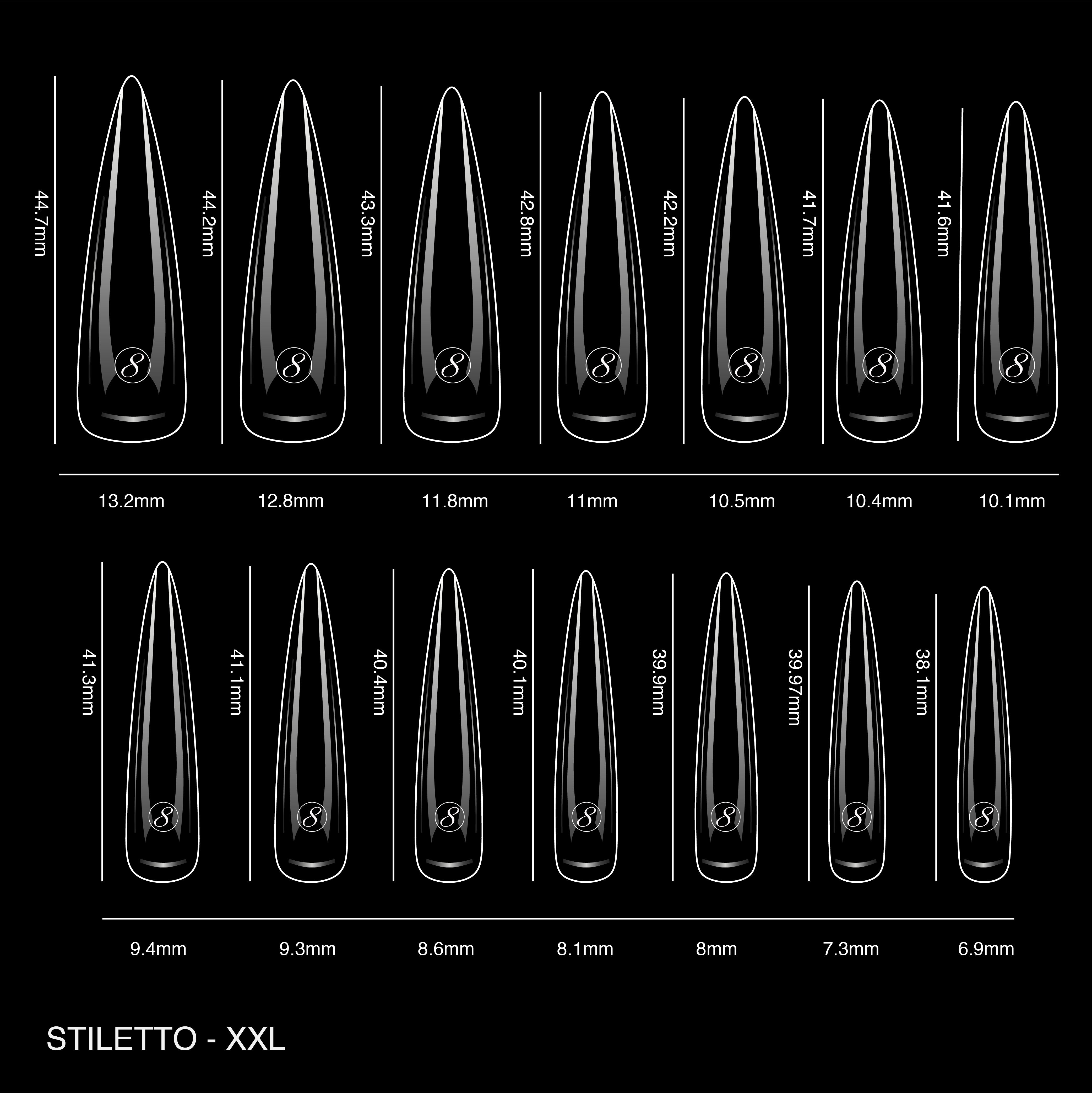 Cre8tion Soft Gel Tip - STILETTO