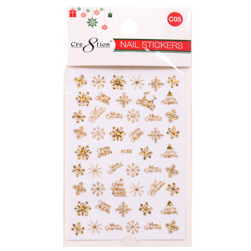 Cre8tion Nail Art Sticker Christmas (29 Styles)