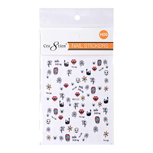 Cre8tion Nail Art Stickers - Halloween (14 Styles)