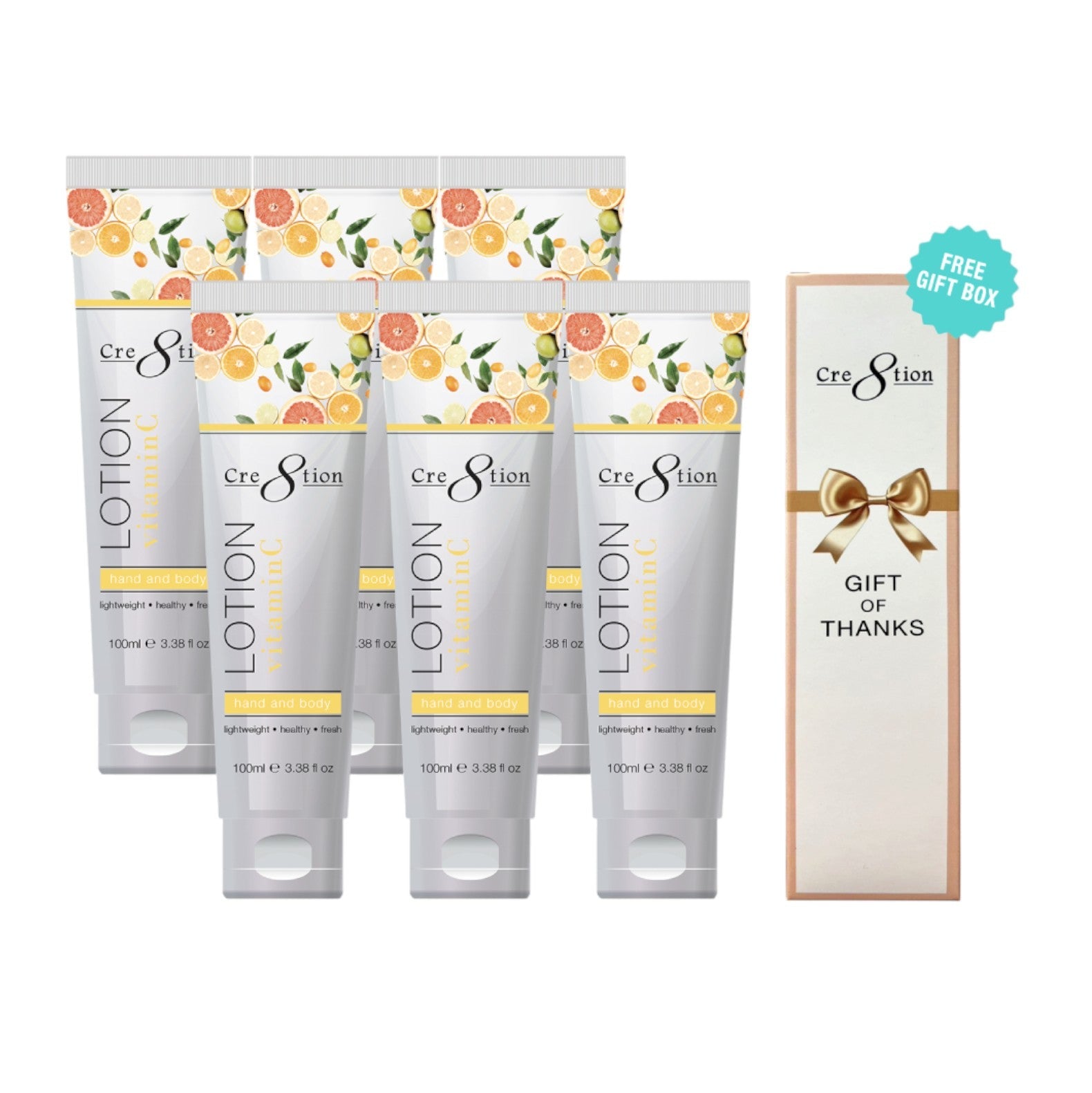 Cre8tion Hand & Body Lotion 100 ml/fl. 3.3oz - Gift box Free