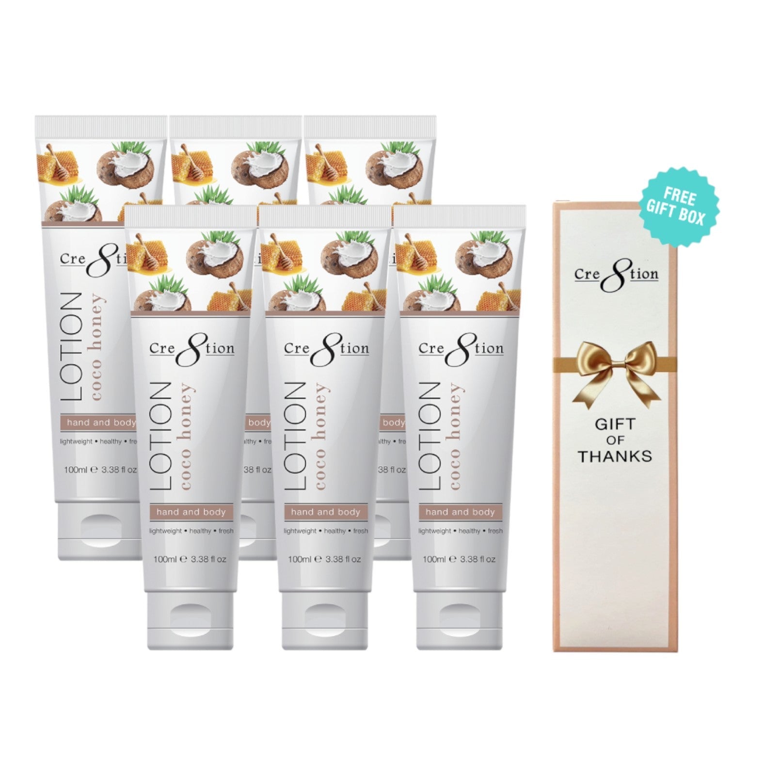 Cre8tion Hand & Body Lotion 100 ml/fl. 3.3oz - Gift box Free