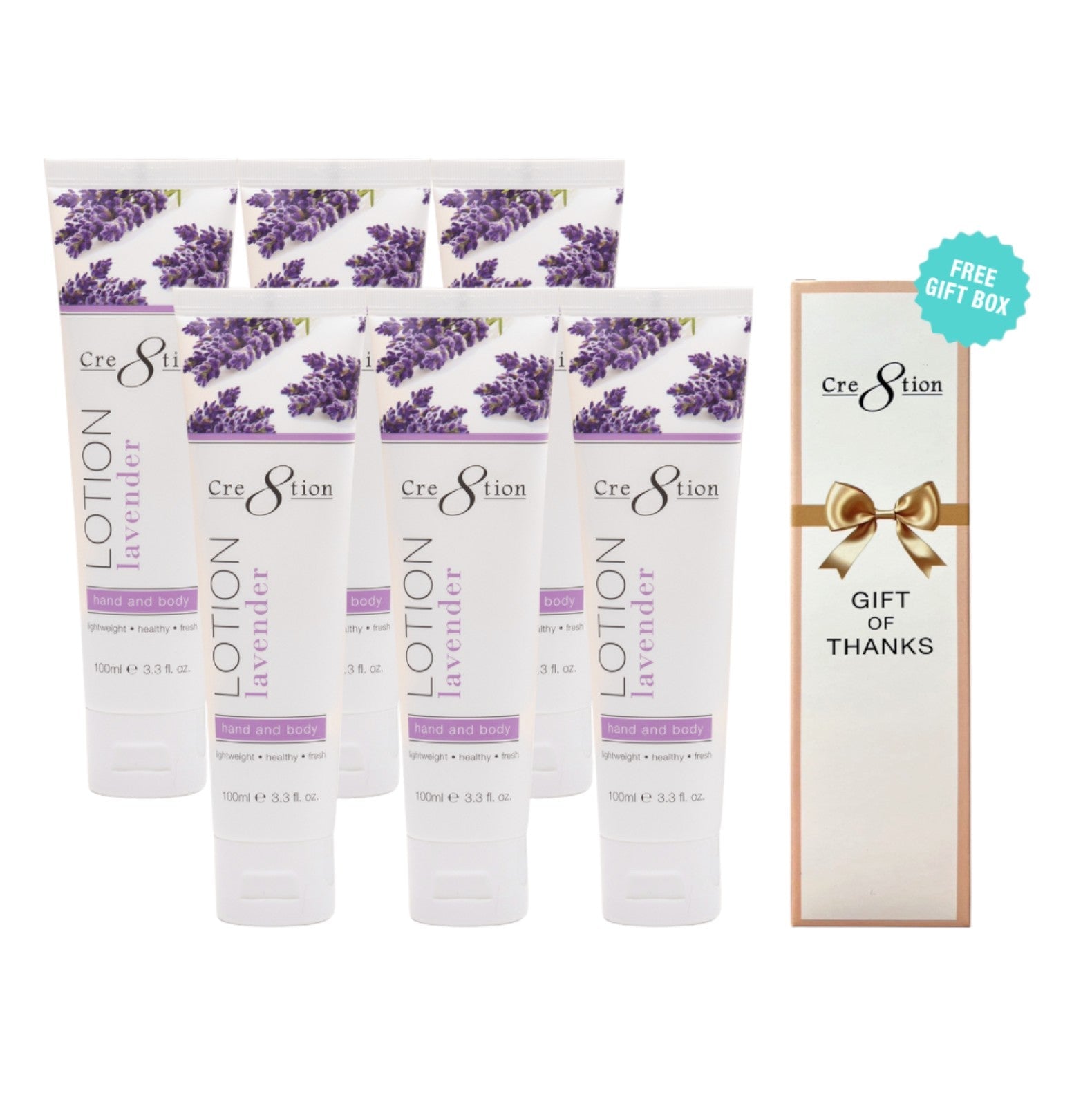 Cre8tion Hand & Body Lotion 100 ml/fl. 3.3oz - Gift box Free