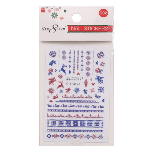 Cre8tion Nail Art Sticker Christmas (29 Styles)