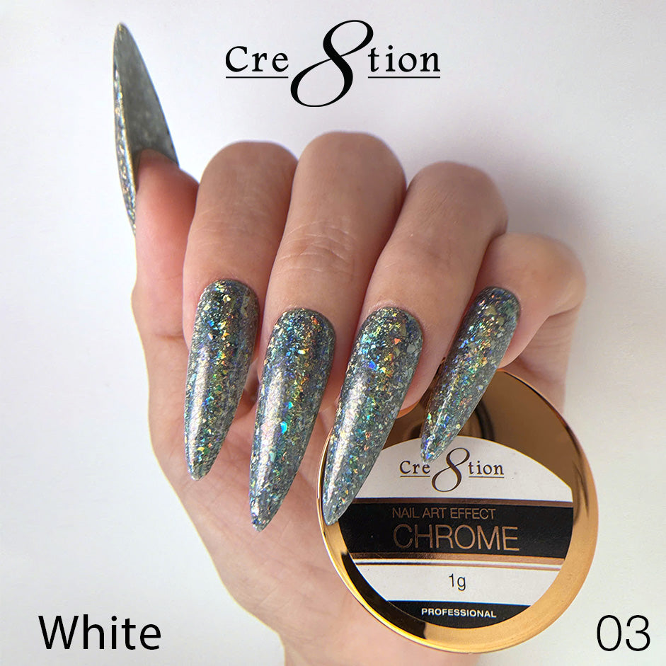 Cre8tion Chrome Nail Art Effect 1g - 03 Galaxy Holo
