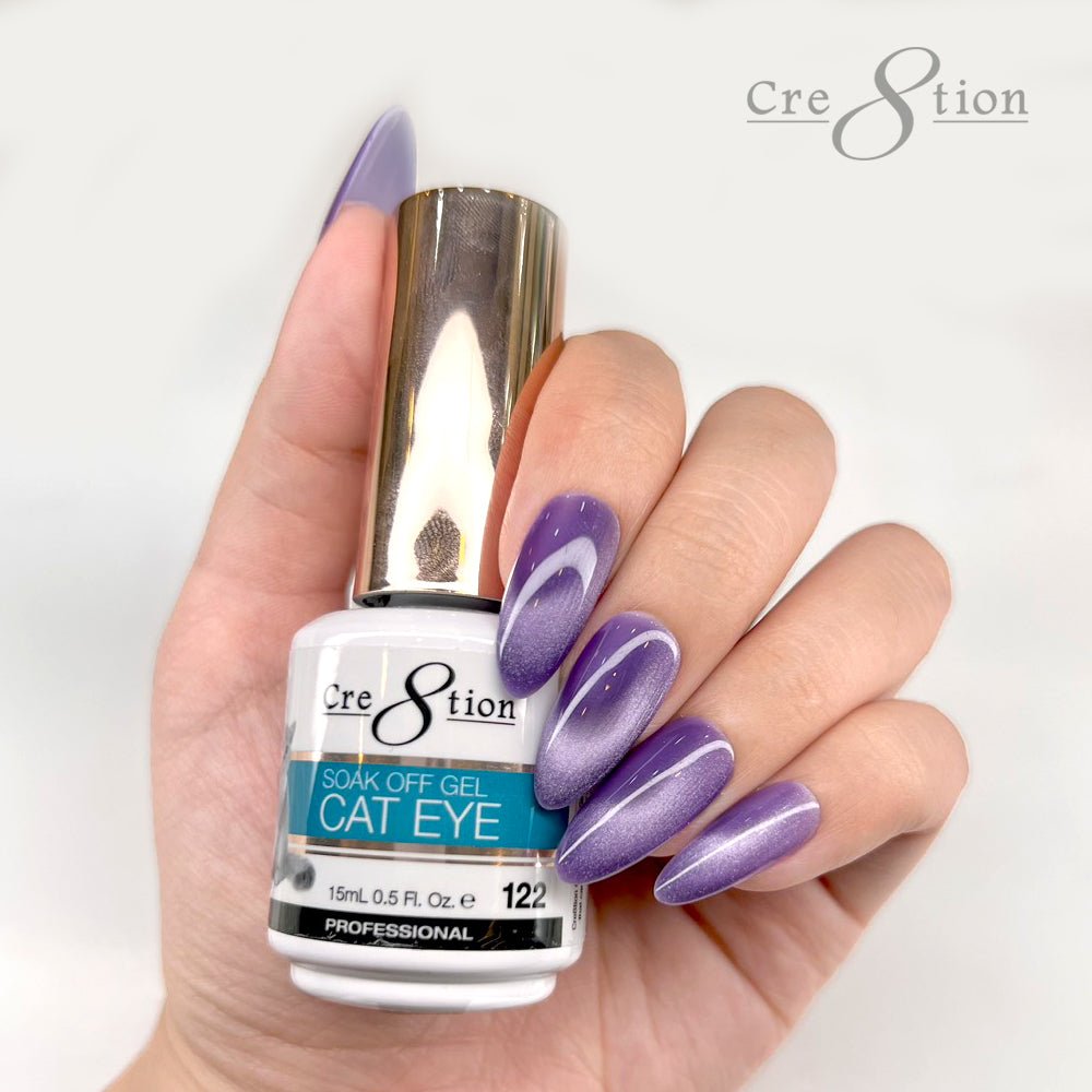 Cre8tion Cat Eye Soak Off Gel 0.5oz 122